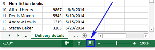 view page breaks excel for mac